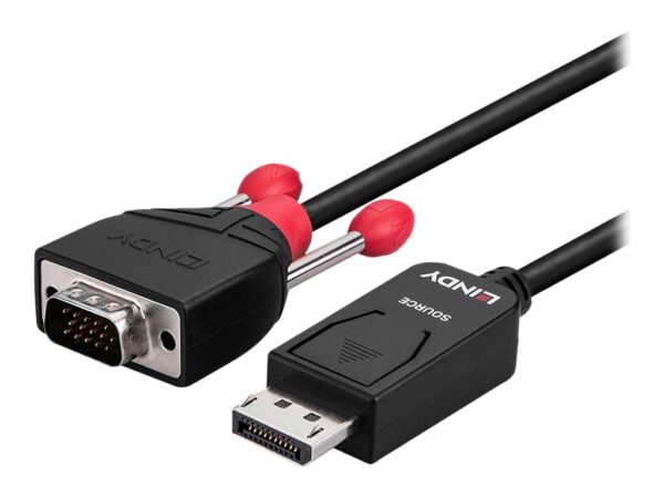LINDY Converter Cable DisplayPort/VGA 3m Resolution up to 1920×1200