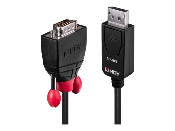 LINDY Converter Cable DisplayPort/VGA 3m Resolution up to 1920×1200