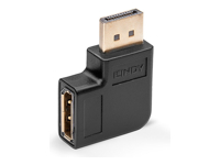 LINDY DisplayPort 1.4 Adapter 90 left Angled M/F