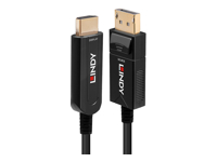 LINDY DP 1.2 to HDMI 18G AOC Hybrid Cable 40m