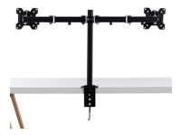 LINDY Dual Display Bracket w/ Pole & Desk Clamp