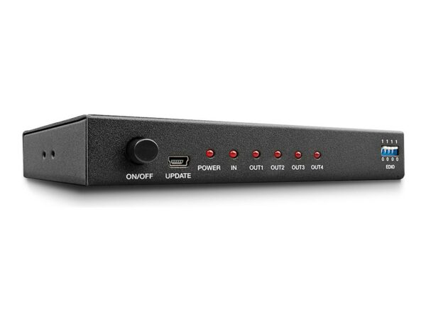 LINDY HDMI 4K Splitter 4 Port 3D 2160p30 HDTV up to 1080p und 4K 36/12 Bit HDCP 1.4