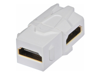 LINDY HDMI 90 degree female coupler keystone for wall box Keystone modue for wall boxes