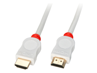 LINDY HDMI High Speed Cable White 1m Type A/A Flat Cable