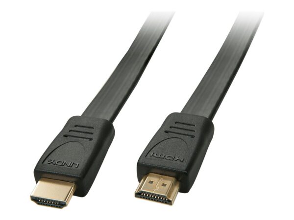 LINDY HDMI HighSpeed Flat Cable 1m HDMI 2.0/HDTV and HDCP compatible