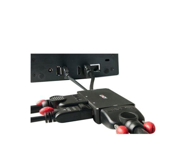 LINDY HDMI to DP/DVI/VGA Converter Supports resolutions up to Ultra HD 4K DisplayPort and Full HD DVI-D and VGA