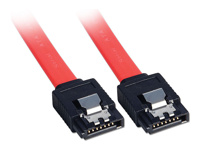 LINDY Internal SATA Latch Cable 0.5m 2×7 pin SATA plug