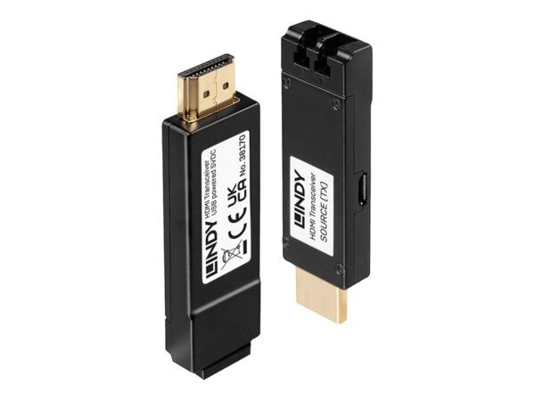 LINDY Kit extender HDMI 2.0 sur fibre optique 300m 10.2G