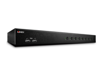LINDY KVM Switch Pro USB 2.0 Audio DVI-I 8. 19p 8 Port USB 2.0 + DVI-I + Audio