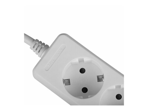 LINDY Mains 3 way gang socket