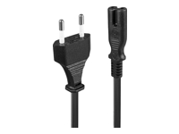 LINDY Mains Cable with Euro Connector 2m