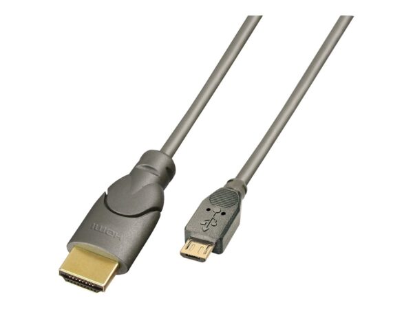 LINDY MHL to HDMI Cable 0.5m Passive