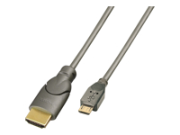LINDY MHL to HDMI Cable 0.5m Passive