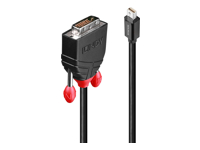 LINDY Mini DisplayPort to DVI-D Cable 1m black