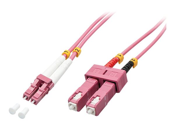 LINDY Optic Cable LC/SC OM4 15m 50/125 Multimode