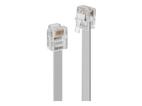 LINDY RJ-11 Cable silver Pin-Connection 10m