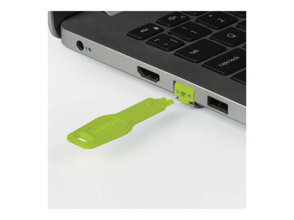LINDY RJ45 Port Blocker key Green