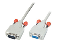 LINDY RS232 Extension Cable 9 Pin 2m Sub-D Male to Sub-D Female. 1:1