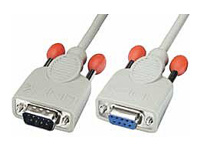 LINDY RS232 Extension Cable 9 pol. Sub-D Plug to 9 pol. Sub-D coupling 0.5m