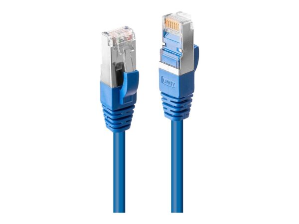 LINDY S/FTP Cat.6 Cable Blue 1m LSOH incl. Testprotocol