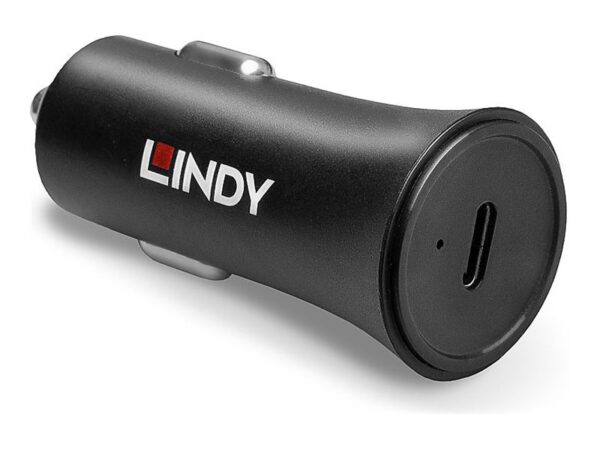 LINDY Single Port USB Type C Car Charger