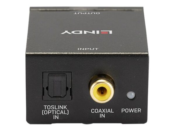 LINDY TosLink Optical & Coaxial to Dual Phono DAC