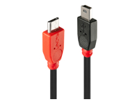 LINDY USB 2.0 Cable Type Micro-B/Mini-B OTG 0.5m Micro-B plug to Mini-B plug