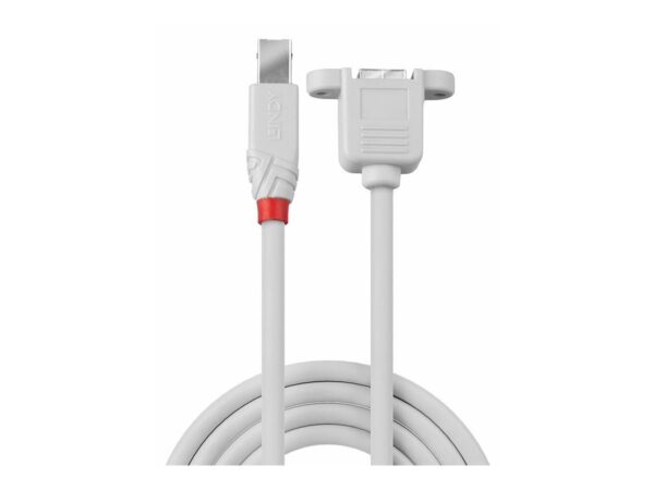 LINDY USB 2.0 extension BM/BF 0.5m TypeB plug an TypeB coupling