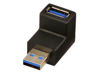 LINDY USB 3.0 Adapter Type A 90 degree down Type A Male/Female