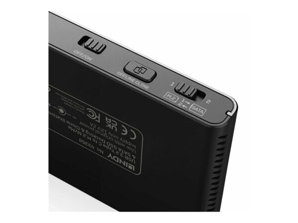 LINDY USB 3.2 Type C to M.2 NVMe &SATA SSD Clone Station