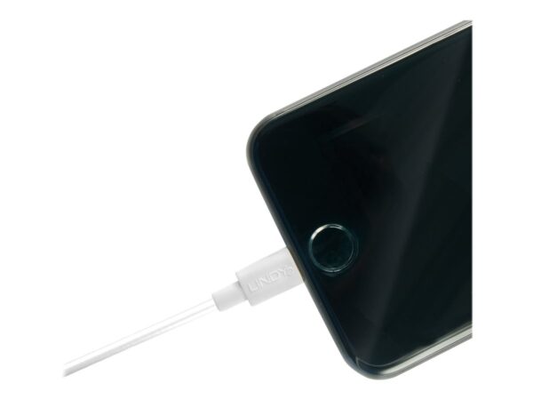 LINDY USB to Lightning Cable White 2m Apple MFi Licensed product