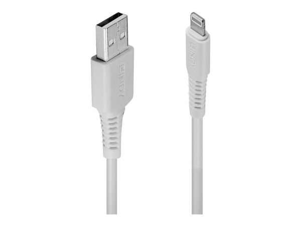 LINDY USB to Lightning Cable White 2m Apple MFi Licensed product