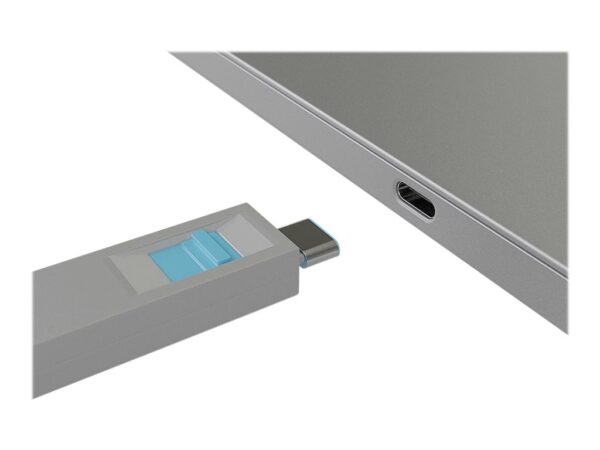 LINDY USB Type C Port Blocker Key – Pack of 4 Blockers Blue