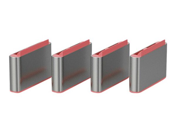 LINDY USB Type C Port Blocker Key – Pack of 4 Blockers Red