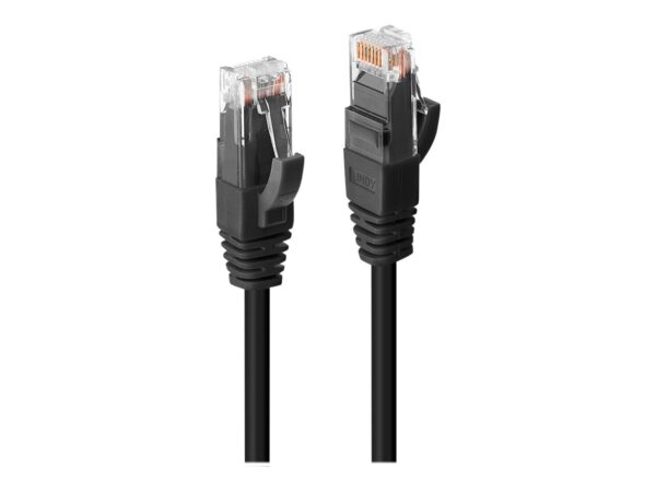 LINDY UTP Cat.6 Cable Black 2m LSOH incl. Testprotocol