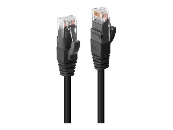 LINDY UTP Cat.6 Cable Black 2m LSOH incl. Testprotocol