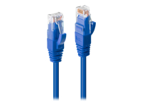 LINDY UTP Cat.6 Cable Blue 7.5m LSOH incl. Testprotocol