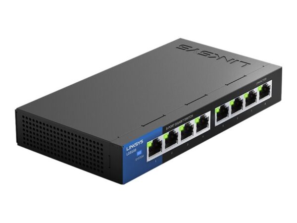 LINKSYS Switch 8 ports Gigabit – Boitier Métal – package retail