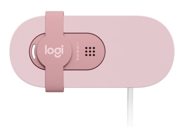 LOGITECH BRIO 100 Webcam colour 2 MP 1920 x 1080 720p 1080p audio wired USB