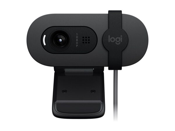 LOGITECH BRIO 100 Webcam colour 2 MP 1920 x 1080 720p 1080p audio wired USB