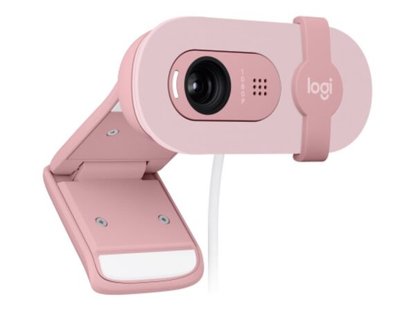 LOGITECH BRIO 100 Webcam colour 2 MP 1920 x 1080 720p 1080p audio wired USB