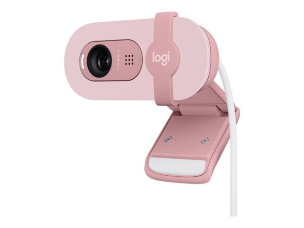 LOGITECH BRIO 100 Webcam colour 2 MP 1920 x 1080 720p 1080p audio wired USB