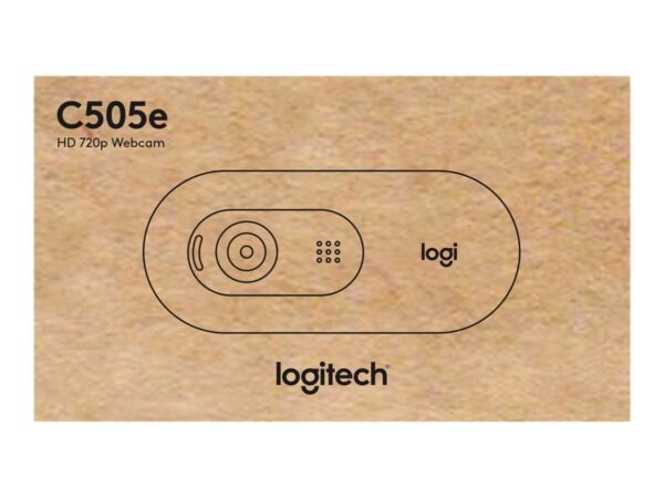 LOGITECH C505e Webcam colour 720p fixed focal audio USB