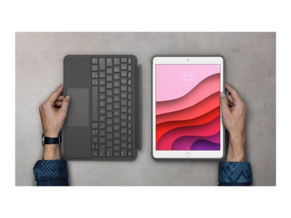LOGITECH Combo Touch for iPad 7th & 8th generation – Graphite – Fra