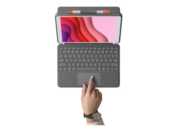 LOGITECH Combo Touch for iPad 7th & 8th generation – Graphite – Fra
