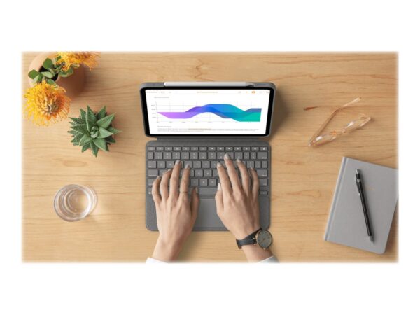LOGITECH Combo Touch for Ipad Pro 12.9 » 5eme generation – GREY – FR