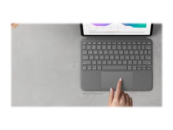 LOGITECH COMBO TOUCH – GREY – CENTRAL (FR)