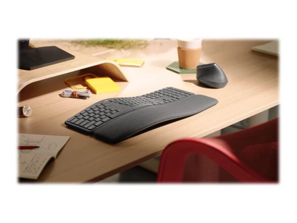 LOGITECH ERGO K860 – GRAPHITE – 2.4GHZ/BT – CENTRAL (FR)
