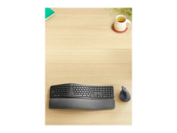 LOGITECH ERGO K860 – GRAPHITE – 2.4GHZ/BT – CENTRAL (FR)