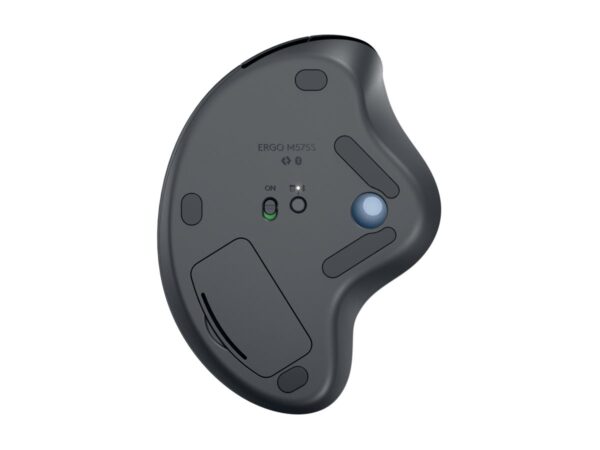 LOGITECH ERGO M575S Wireless Trackball – Graphite + Blue Ball